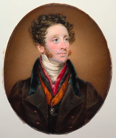 Portret van John Francis Miller Erskine, graaf van Mar en graaf van Kellie, 1825 door Kenneth Macleay