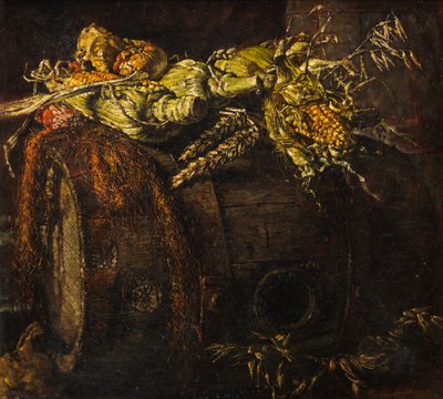 Oude ton en maïskolven door Kenneth Newton