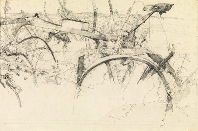 Studie van een oude ploeg door Kenneth Newton