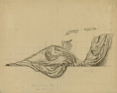(Rotunda van het Capitool van de staat Iowa) (Kunst, studie voor paneel) door Kenyon Cox