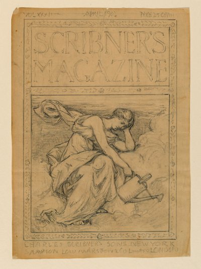 Ontwerp voor tijdschriftomslag, Scribner
