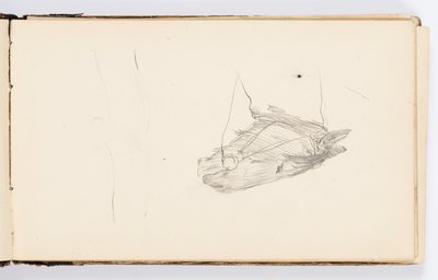 Schetsboek Pagina door Kenyon Cox