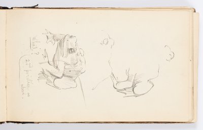 Schetsboek Pagina door Kenyon Cox