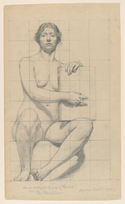 Studie voor "De Staat," "De Heerschappij van de Wet," Appellate Division Court House, New York, NY door Kenyon Cox
