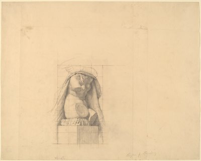 Studie van een Gipsen Torso door Kenyon Cox