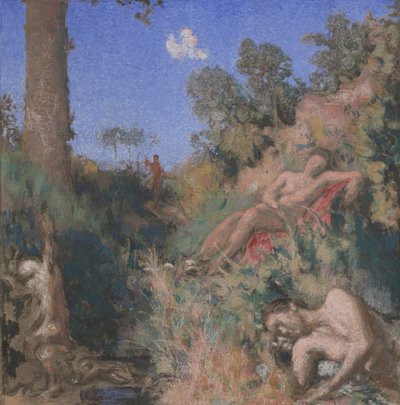 Badhuisgangers, c.1903 door Ker Xavier Roussel