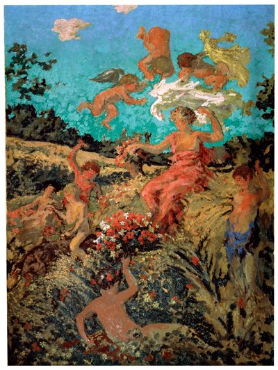 Landelijk Feest. Zomer, c1911-c1913 door Ker Xavier Roussel