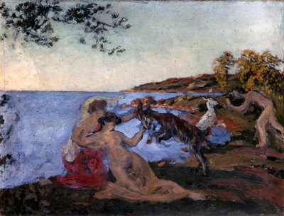 Mythologisch motief, ca. 1903 door Ker Xavier Roussel