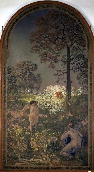 De ontvoering van de dochters van Leucippus door Ker Xavier Roussel