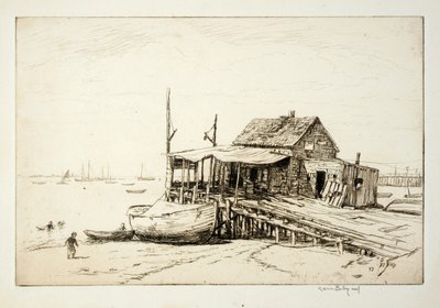 Fish Wharf, Gloucester door Kerr Eby