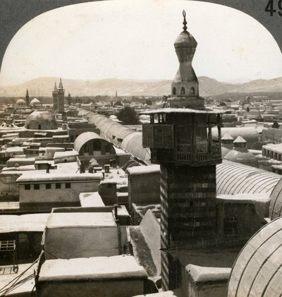 Damascus, Syrië, 1900s door Keystone View Company