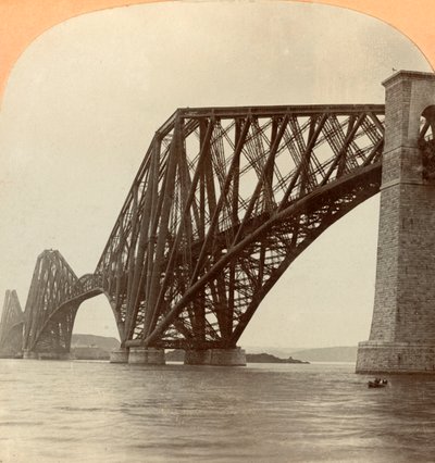 Forth Bridge, Schotland, 1897 door Keystone View Company