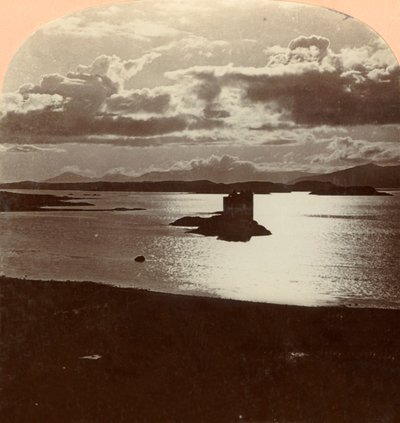 Loch Lomond bij maanlicht, Schotland, circa 1900 door Keystone View Company