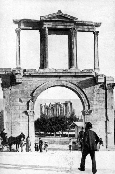 De tempel van Zeus, Olympia, Griekenland door Keystone View Company