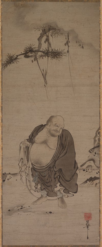 Hotei door Kichizan Mincho
