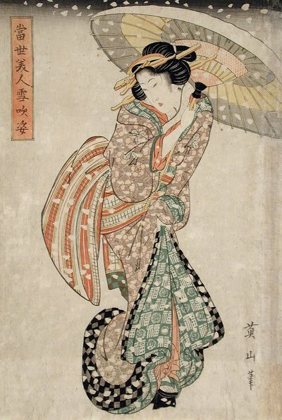  door Kikukawa Eizan