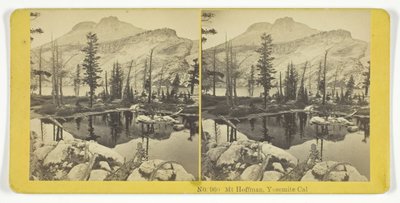 Mt. Hoffman, Yosemite, Cal., 1855-75. Makers: Kilburn Brothers, BW Kilburn door Kilburn Brothers, BW Kilburn