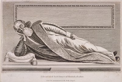 Monument voor Sir Edward Bruce in Rolls Chapel, Chancery Lane, Londen door King