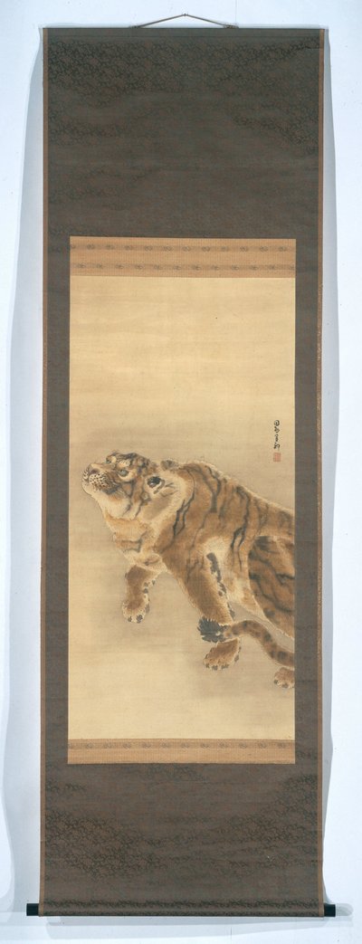 Tijger door Kishi Ganku