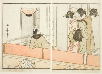 A Box at the Kabuki Theater, uit het geïllustreerde boek "Guide to the Actors