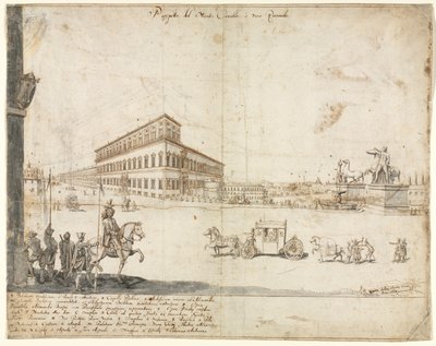 Achttien Zichten van Rome: Het Quirinaal door Kitagawa Utamaro
