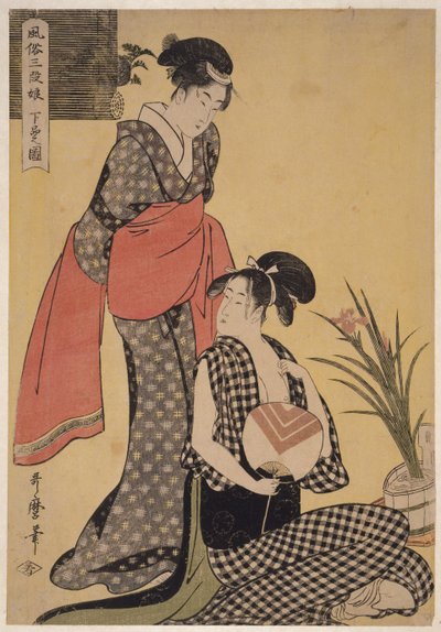 Gebon no zu door Kitagawa Utamaro