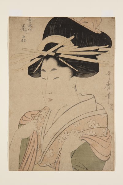 Hanaōgi van de Ōgiya door Kitagawa Utamaro