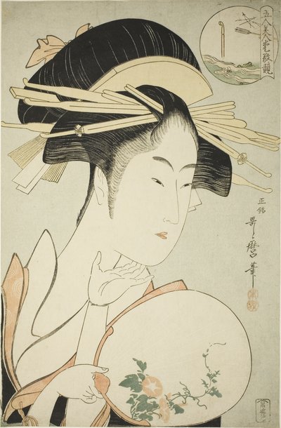 Kisegawa van de Matsubaya, ca. 1795-96 door Kitagawa Utamaro