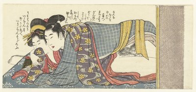 Minnend paar door Kitagawa Utamaro