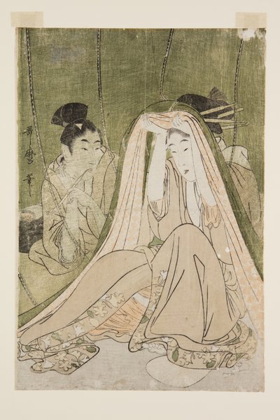 Muskietennet door Kitagawa Utamaro