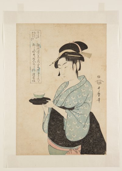 Naniwaya Okita door Kitagawa Utamaro