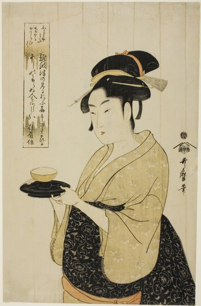 Naniwaya Okita door Kitagawa Utamaro