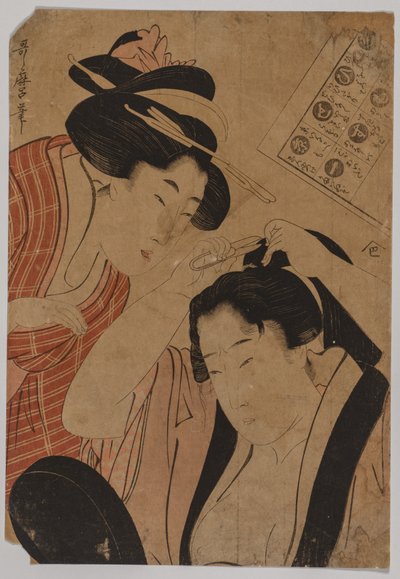 Geen titel door Kitagawa Utamaro