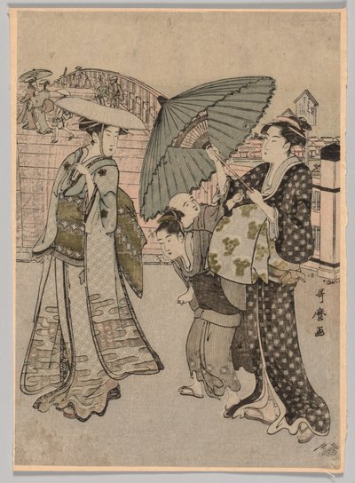 Geen titel door Kitagawa Utamaro