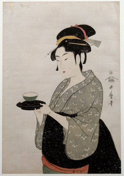 Portret van Nani Waya door Kitagawa Utamaro