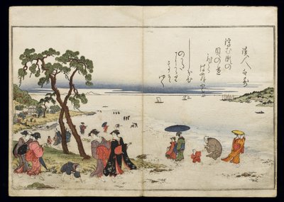 Shiohi no tsuto (Geschenken van de Eb), bekend als het Schelpenboek, 1789 door Kitagawa Utamaro