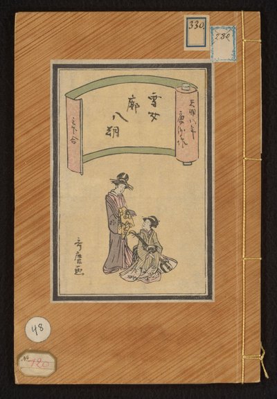 Sneeuwvrouw door Kitagawa Utamaro