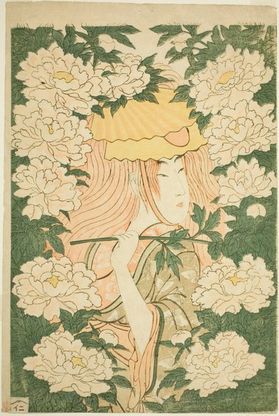 Stenen Brug door Kitagawa Utamaro