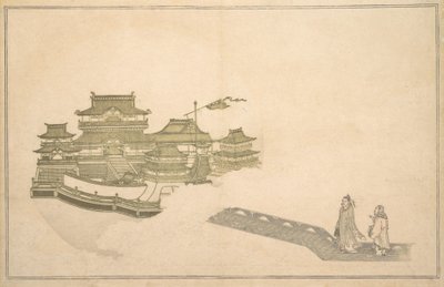 Het Paleis op de Maan door Kitagawa Utamaro