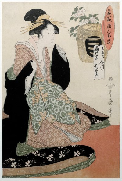 Het belang van de Yomeishu van Mangaji door Kitagawa Utamaro
