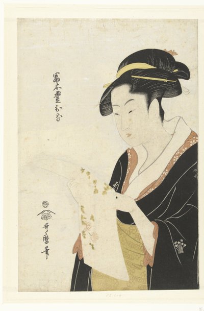 Tomimoto Toyohina, 1792-1796 door Kitagawa Utamaro