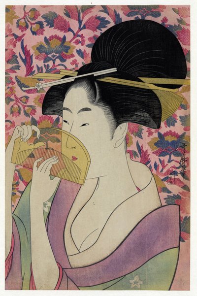 Transparante Kam door Kitagawa Utamaro