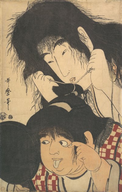 Yamauba en Kintaro, ca. 1795 door Kitagawa Utamaro