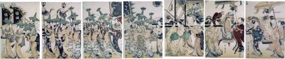 Yoshiwara Improvisatie door Kitagawa Utamaro
