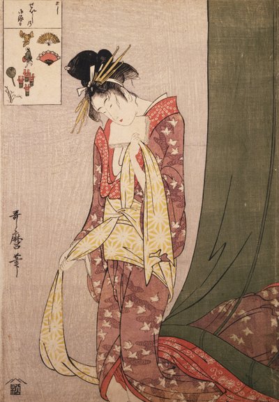 Ōgiya Hanaōgi door Kitagawa Utamaro