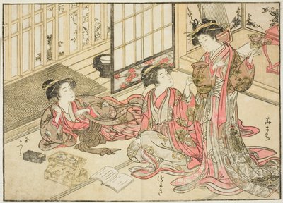 Courtisanes van Kado Daikokuya, uit het boek 