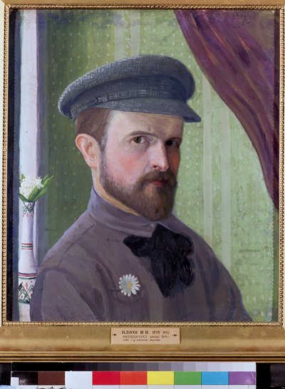 Zelfportret door Klyun Ivan (1873 1943)