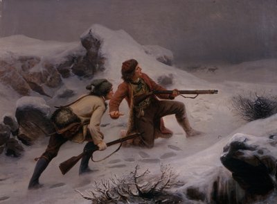 Rendierjacht door Knud Bergslien