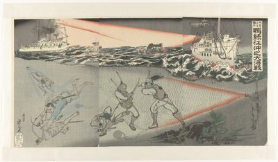 Speciale uitgave van 20 september over het grote onderwatergevecht in de Yalu-rivier door Kobayashi Toshimitsu