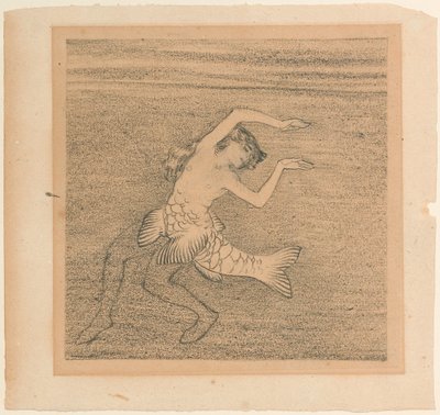 Beeldje van een van de Rijndochters voor Het Rijngoud door Richard Wagner, ca. 1913 door Koloman Moser